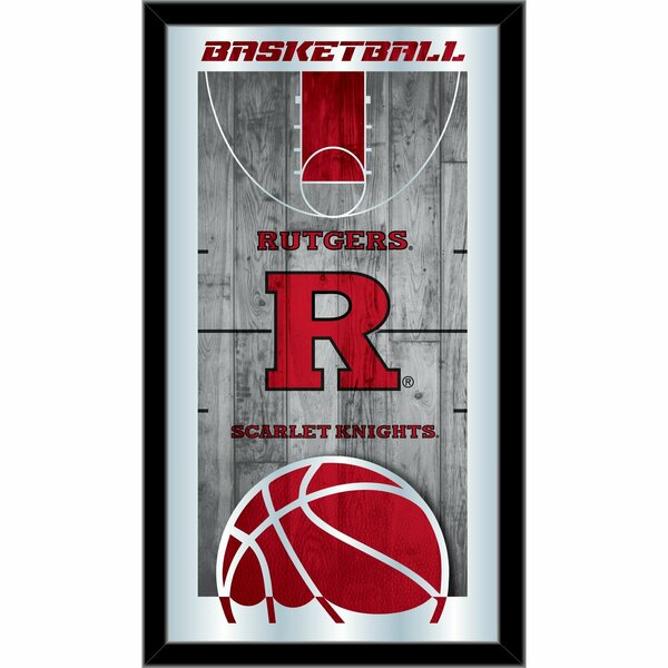 Holland Bar Stool Co Rutgers 15" x 26" Basketball Mirror MBsktRutger